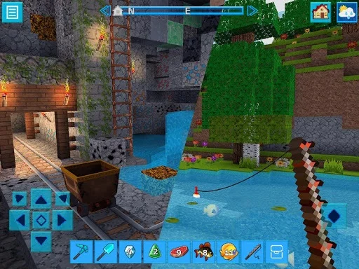 Изображение игры: EarthCraft 3D: Block Craft & World Exploration