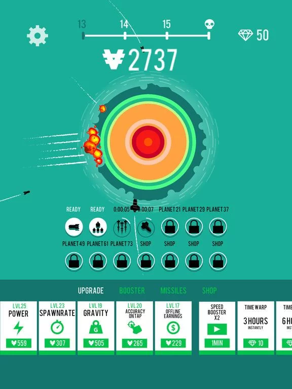 Изображение игры: Planet Bomber!