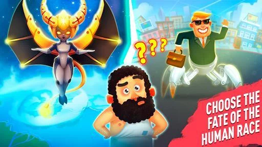 Изображение игры: Human Evolution Clicker Game: Rise of Mankind