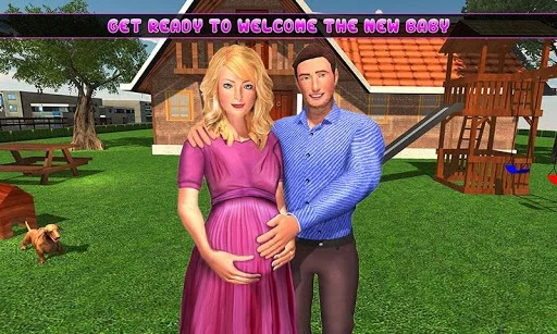 Изображение игры: Pregnant Mom Baby Happy Home