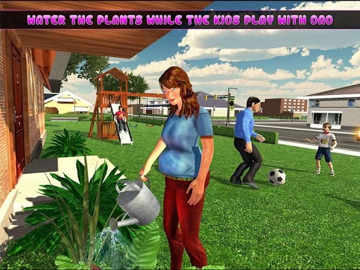 Изображение игры: Pregnant Mom Baby Happy Home