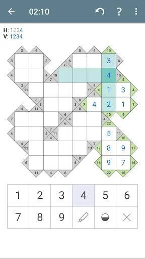Изображение игры: Kakuro (Cross Sums)