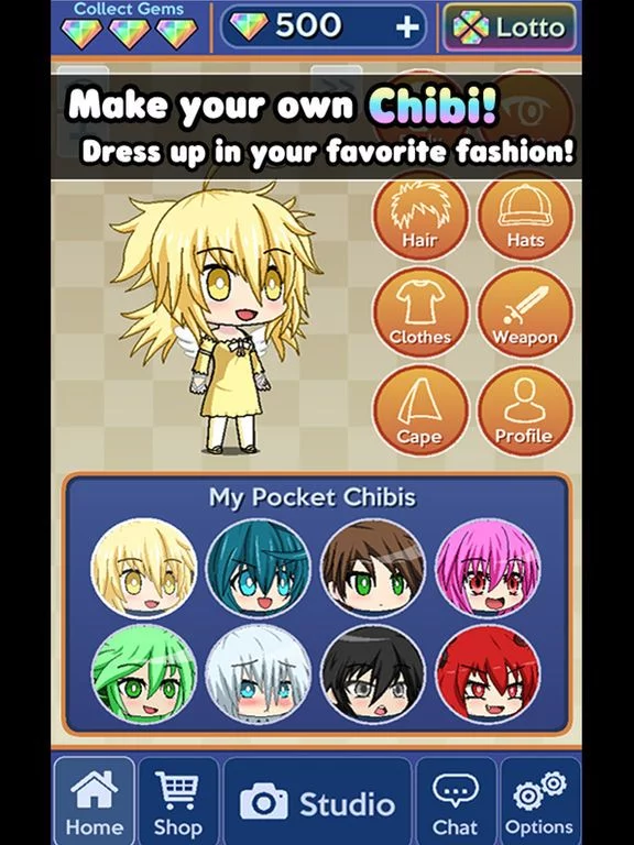 Изображение игры: Pocket Chibi - Anime Dress Up