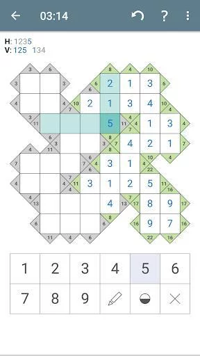 Изображение игры: Kakuro (Cross Sums)