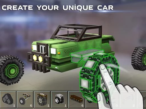 Изображение игры: Blocky Cars - Online Shooting Game