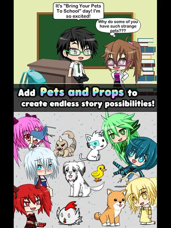 Изображение игры: Pocket Chibi - Anime Dress Up