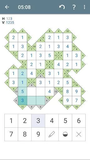Изображение игры: Kakuro (Cross Sums)