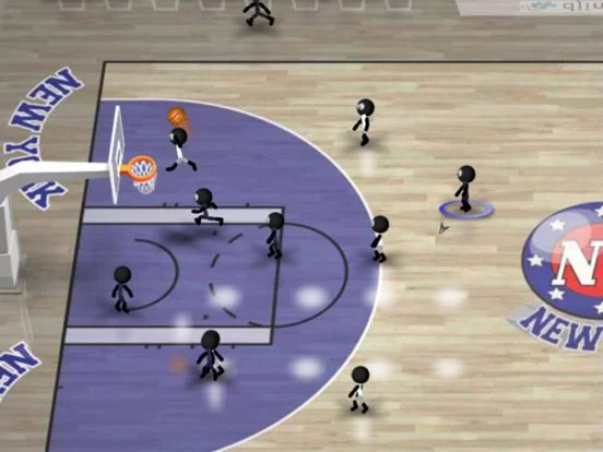 Изображение игры: Stickman Basketball