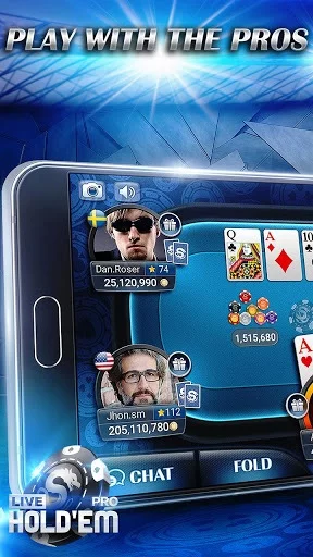 Изображение игры: Live Hold’em Pro Poker - Free Casino Games