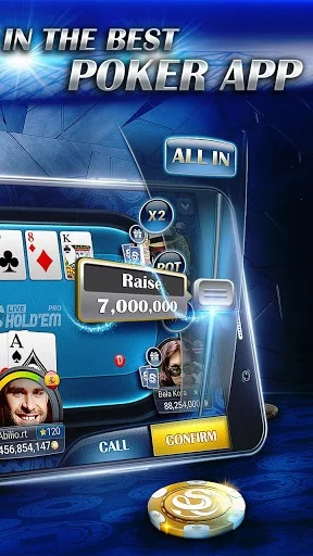 Изображение игры: Live Hold’em Pro Poker - Free Casino Games