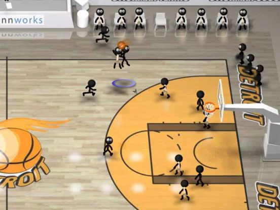 Изображение игры: Stickman Basketball