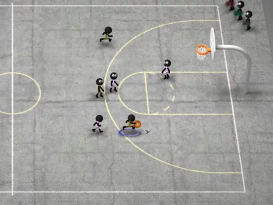 Изображение игры: Stickman Basketball