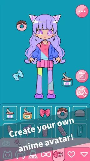 Изображение игры: Cute Girl Avatar Maker - Cute Avatar Creator Game