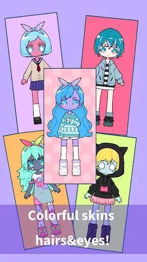 Изображение игры: Cute Girl Avatar Maker - Cute Avatar Creator Game