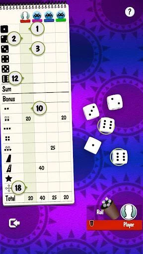 Изображение игры: Yatzy Offline and Online - free dice game