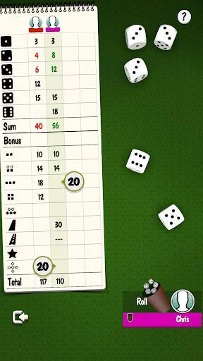 Изображение игры: Yatzy Offline and Online - free dice game