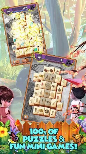 Изображение игры: Mahjong Gardens: Butterfly World