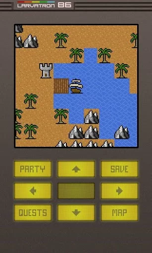 Изображение игры: Gurk II, the 8-bit RPG