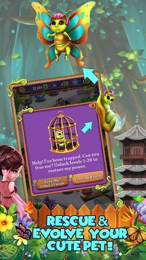 Изображение игры: Mahjong Gardens: Butterfly World