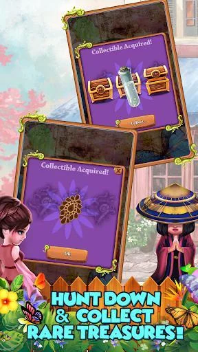 Изображение игры: Mahjong Gardens: Butterfly World