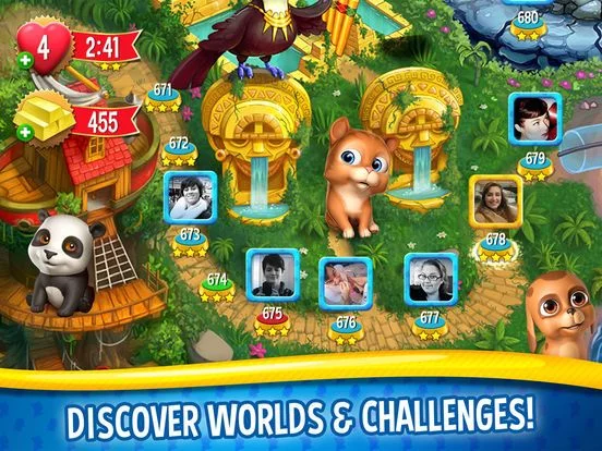 Изображение игры: Pet Rescue Saga