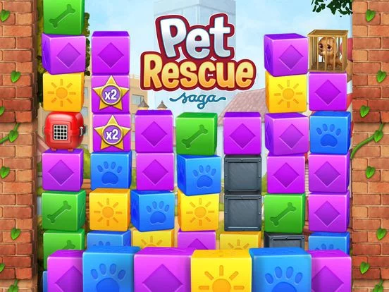 Изображение игры: Pet Rescue Saga