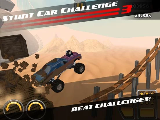 Изображение игры: Stunt Car Challenge 3
