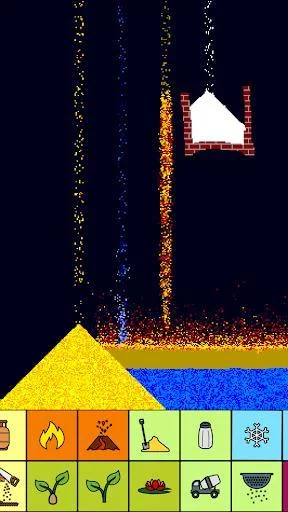 Изображение игры: sand:box - relaxing particle engine