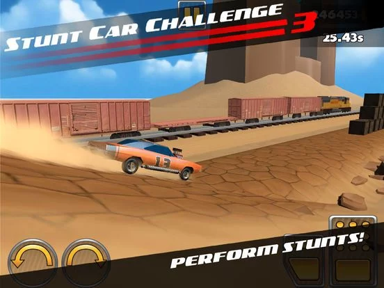 Изображение игры: Stunt Car Challenge 3