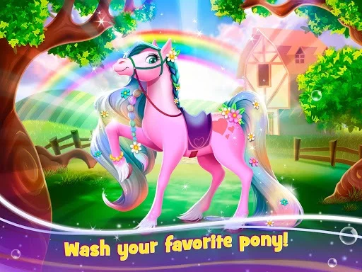 Изображение игры: Tooth Fairy Horse - Caring Pony Beauty Adventure