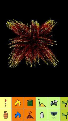 Изображение игры: sand:box - relaxing particle engine