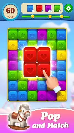 Изображение игры: Toy Brick Crush - Addictive Puzzle Matching Game