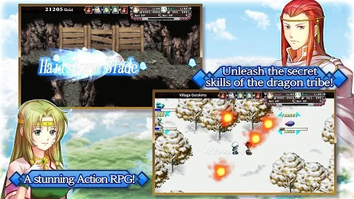 Изображение игры: RPG Frane: Dragons' Odyssey