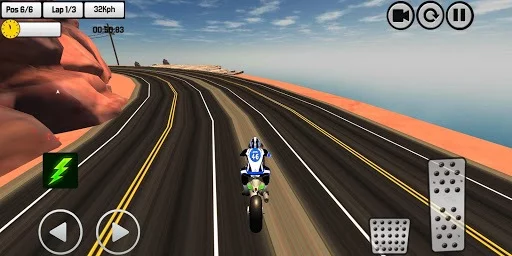 Изображение игры: Bike Race