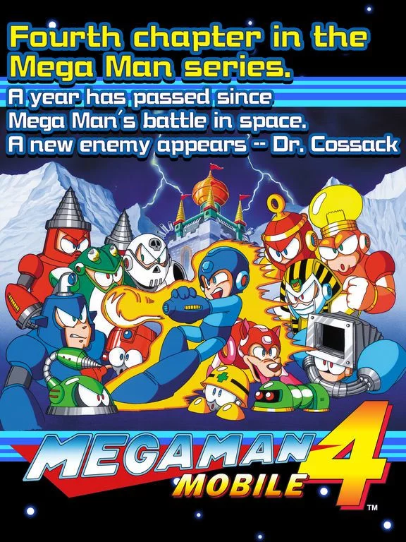 Изображение игры: MEGA MAN 4 MOBILE