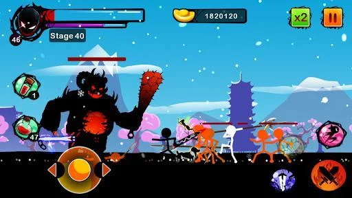 Изображение игры: Stickman Ghost: Ninja Warrior Action Offline Game