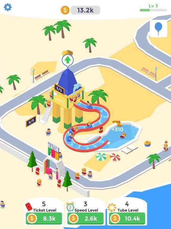 Изображение игры: Idle Aqua Park