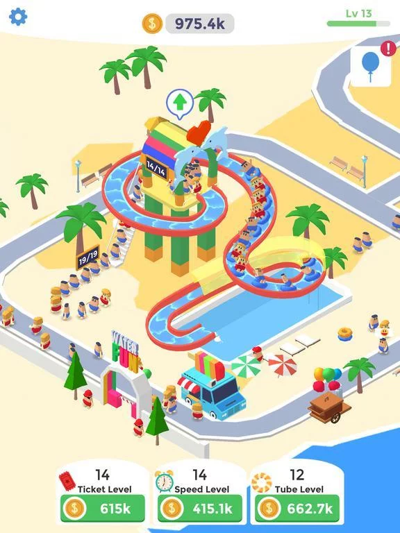 Изображение игры: Idle Aqua Park