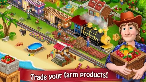 Изображение игры: Farm Day Village Farming: Offline Games