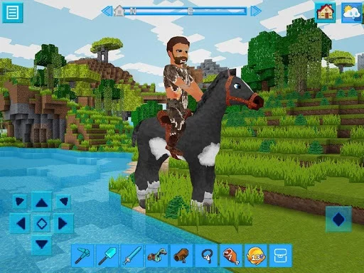 Изображение игры: AdventureCraft: 3D Block Building & Survival Craft
