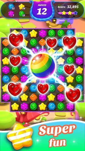 Изображение игры: Gummy Candy Blast - Free Match 3 Puzzle Game