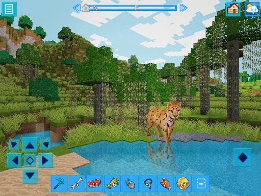 Изображение игры: AdventureCraft: 3D Block Building & Survival Craft