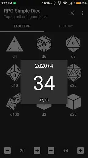 Изображение игры: RPG Simple Dice