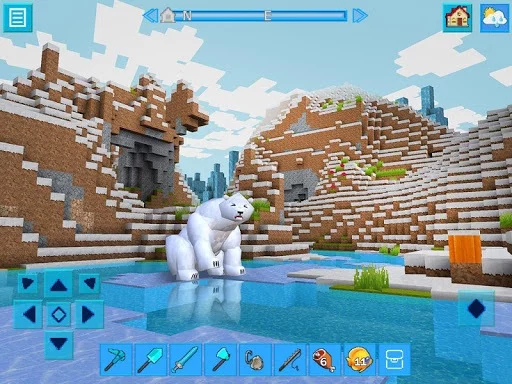 Изображение игры: AdventureCraft: 3D Block Building & Survival Craft