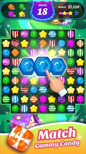 Изображение игры: Gummy Candy Blast - Free Match 3 Puzzle Game