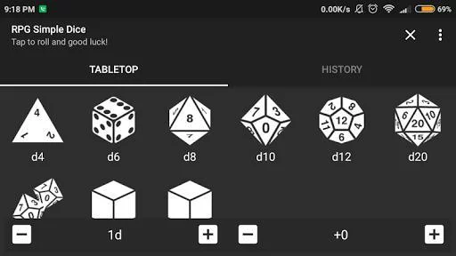 Изображение игры: RPG Simple Dice