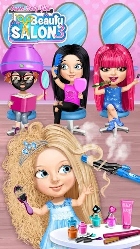 Изображение игры: Sweet Baby Girl Beauty Salon 3 - Hair, Nails & Spa