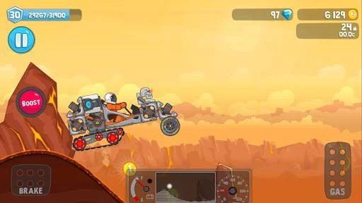 Изображение игры: Rovercraft: Race Your Space Car