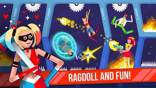 Изображение игры: Ragdoll Rage: Heroes Arena