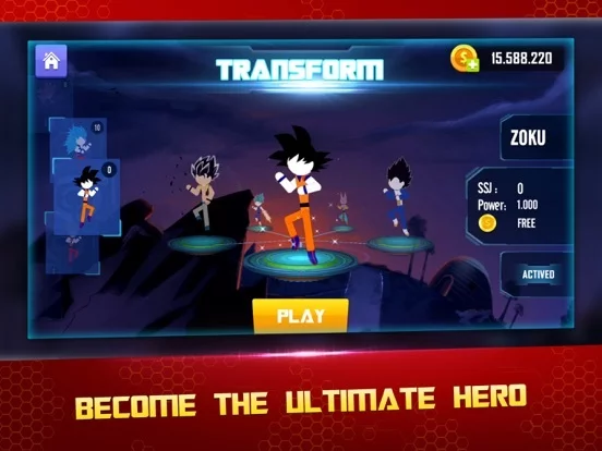 Изображение игры: Stick Z: Super Dragon Fight